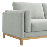 Fern 63 inch Fabric Loveseat in Mist