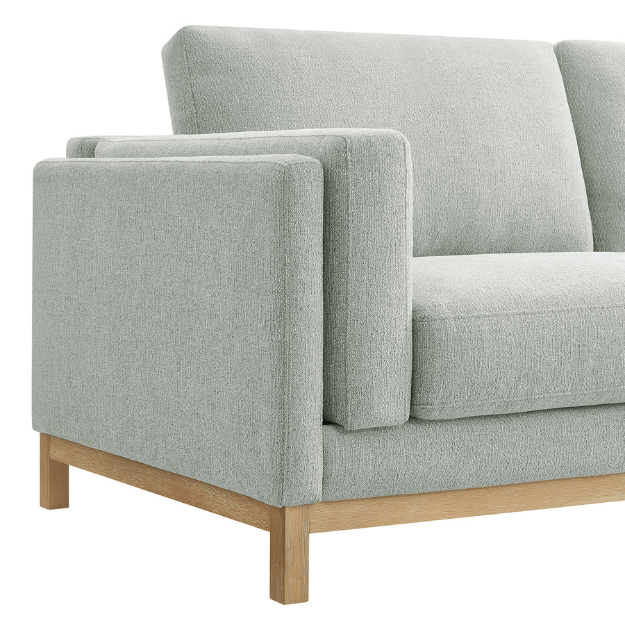 Fern 63 inch Fabric Loveseat in Mist