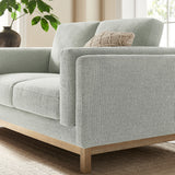 Fern 63 inch Fabric Loveseat in Mist