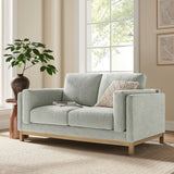 Fern 63 inch Fabric Loveseat in Mist