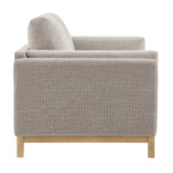 Fern 63 inch Fabric Loveseat in Pewter