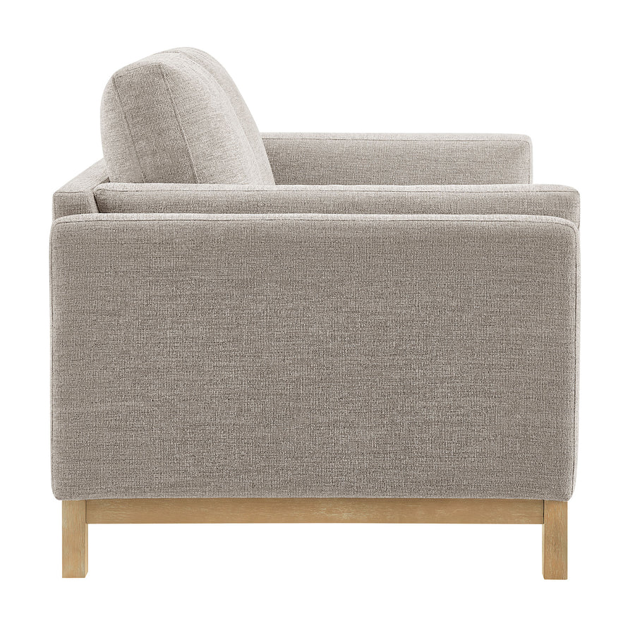 Fern 63 inch Fabric Loveseat in Pewter
