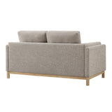 Fern 63 inch Fabric Loveseat in Pewter