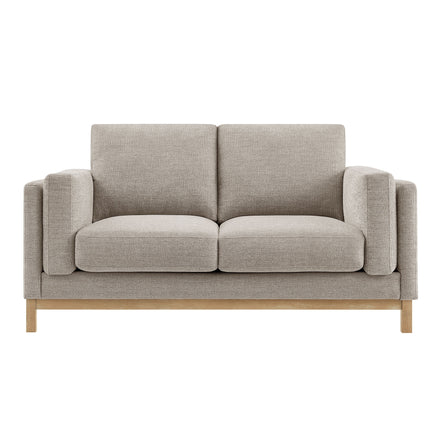 Roscoe 63 inch Fabric Loveseat in Pewter