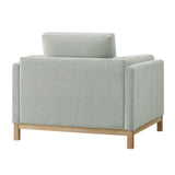 Fern Fabric Armchair in Mist