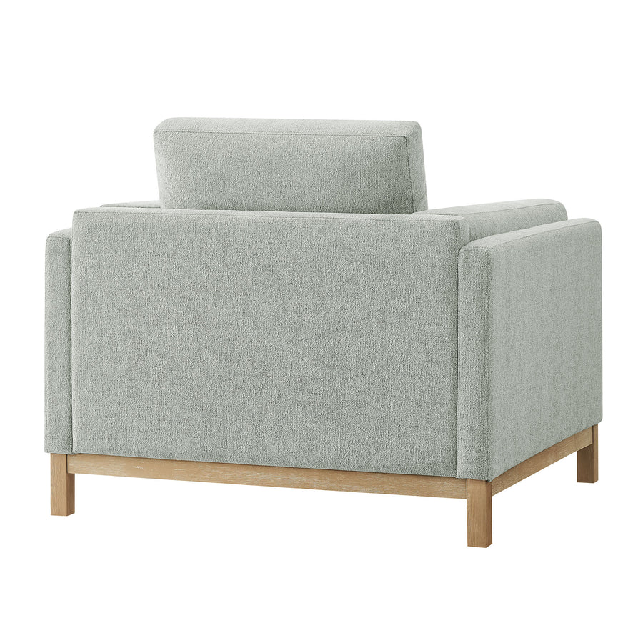 Fern Fabric Armchair in Mist