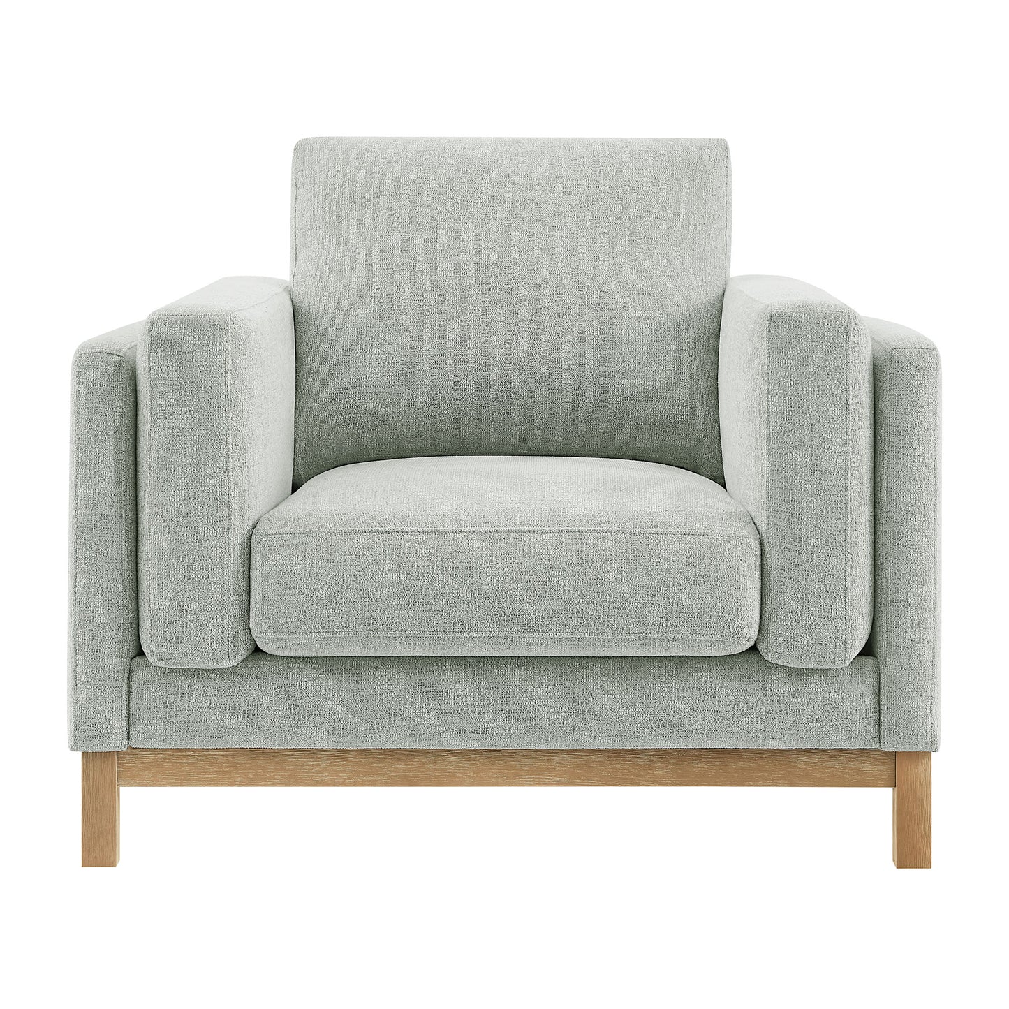 Fern Fabric Armchair in Mist