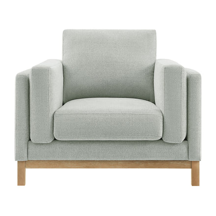 Roscoe Fabric Armchair in Mist