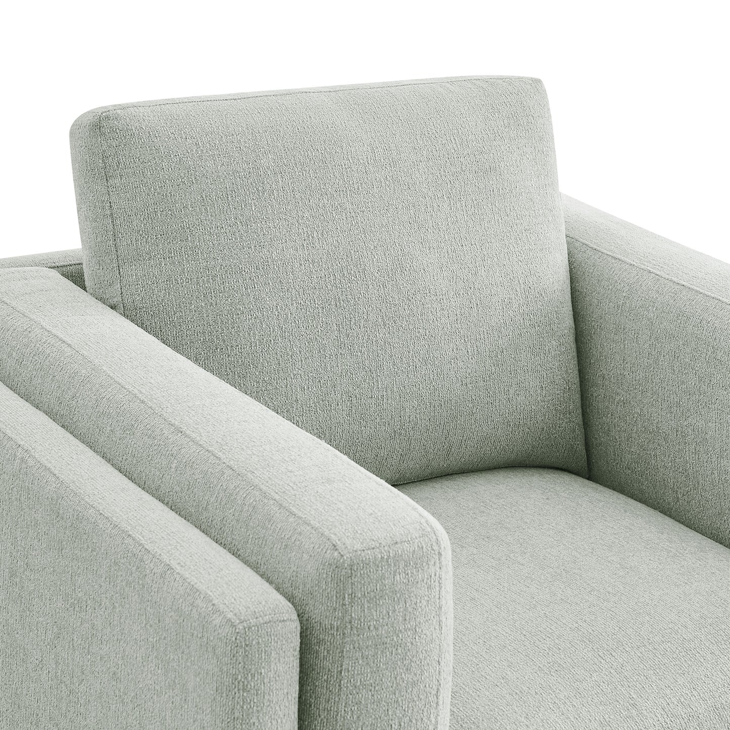 Fern Fabric Armchair in Mist