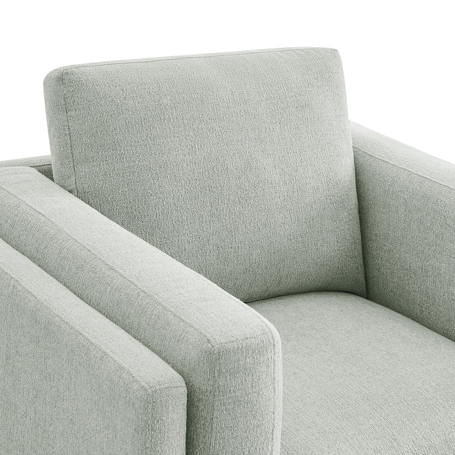 Fern Fabric Armchair in Mist