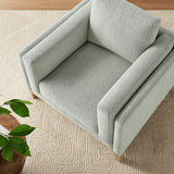Fern Fabric Armchair in Mist