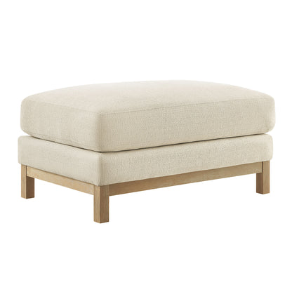 Roscoe Fabric Ottoman by Furniture for America