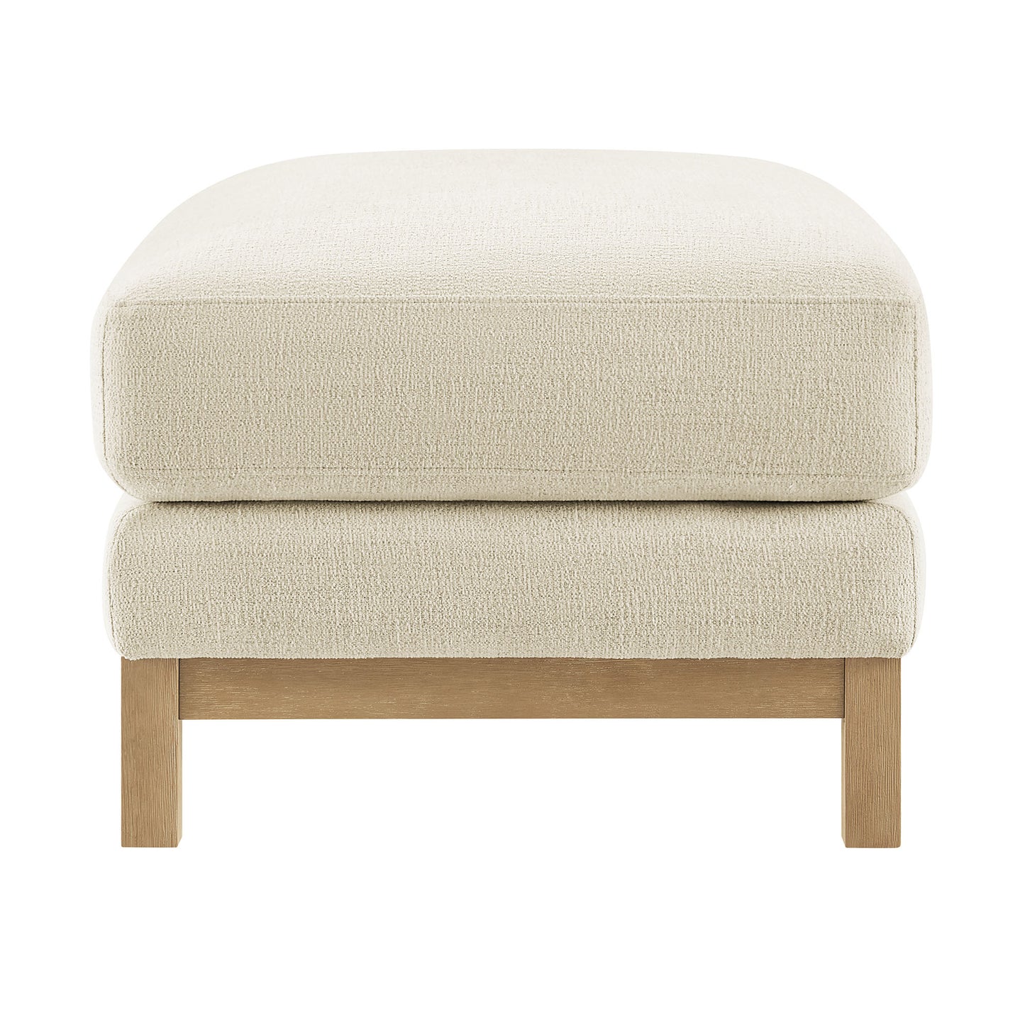 Roscoe Fabric Ottoman by Furniture for America