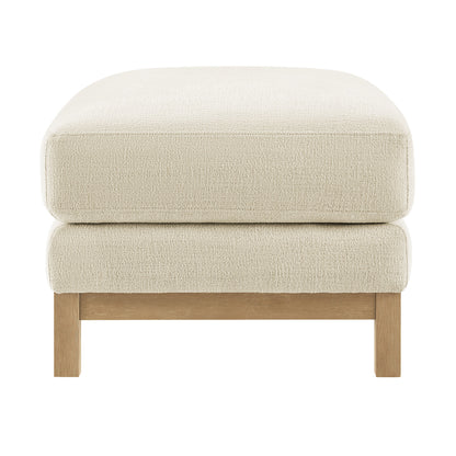 Roscoe Fabric Ottoman by Furniture for America