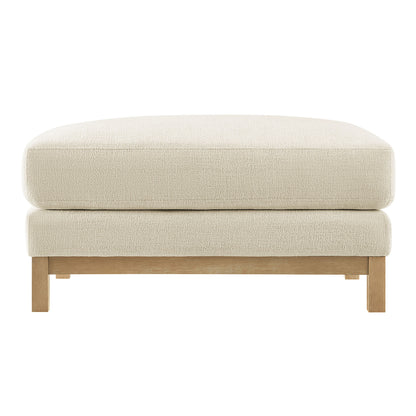 Roscoe Fabric Ottoman by Furniture for America
