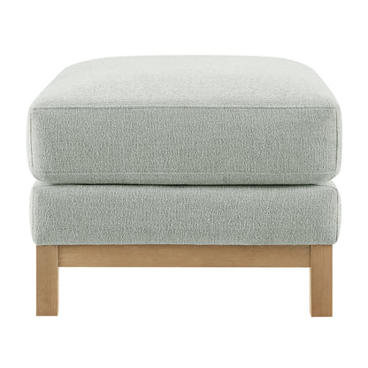 Roscoe Fabric Ottoman by Furniture for America
