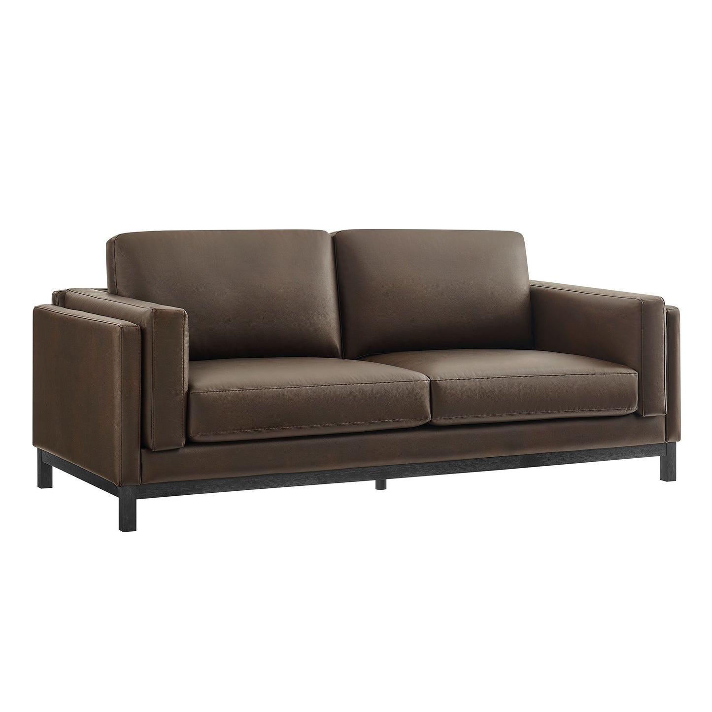 Roscoe 81 inch Vegan Leather Sofa by Furniture For America