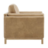 Fern Vegan Leather Armchair in Toast