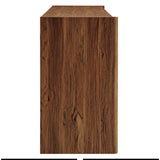 Sol Wave 66" 4-Door Sideboard in Walnut