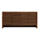 Sol Wave 66" 4-Door Sideboard in Walnut
