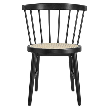 Lykke Curved Spindle Back Dining Chairs Set of 2 by Furniture For America