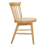 Peratallada Curved Spindle Back Dining Chairs Set of 2 in Natural
