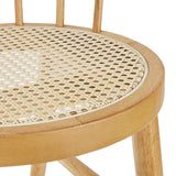 Peratallada Curved Spindle Back Dining Chairs Set of 2 in Natural