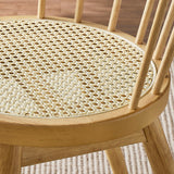 Peratallada Curved Spindle Back Dining Chairs Set of 2 in Natural