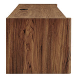 Sol Wave 71" Wall-Mounted TV Cabinet in Walnut
