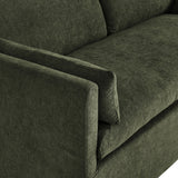 Boal Slipcovered Linen-Blend Loveseat in Sage