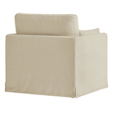 Boal Slipcovered Linen-Blend Armchair in Linen