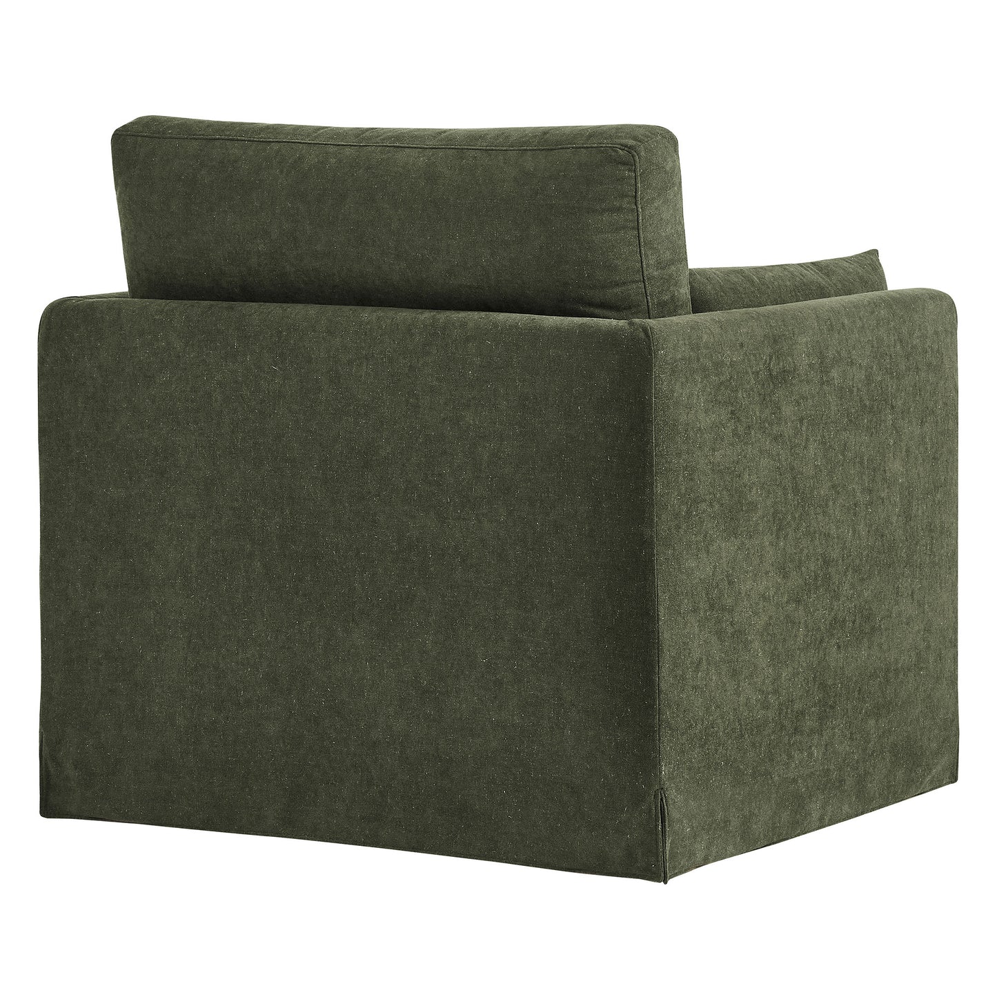 Boal Slipcovered Linen-Blend Armchair in Sage