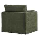 Boal Slipcovered Linen-Blend Armchair in Sage