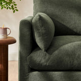 Boal Slipcovered Linen-Blend Armchair in Sage