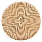 Helsingor Hourglass Natural Rattan Round Side Table in Natural