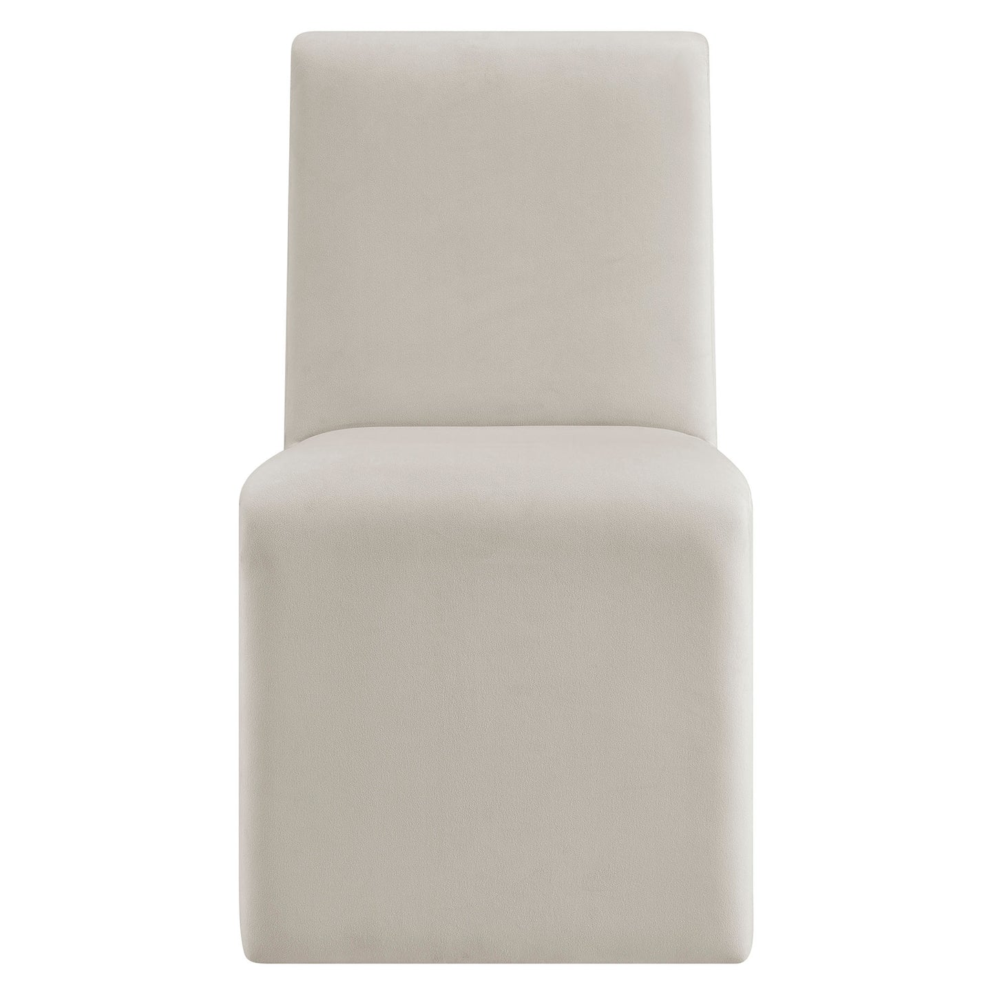 Emory Upholstered Performance Velvet Dining Side Chair by Furniture for America