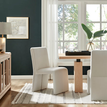 Emory Upholstered Performance Velvet Dining Side Chair by Furniture for America