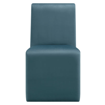 Emory Upholstered Performance Velvet Dining Side Chair by Furniture for America
