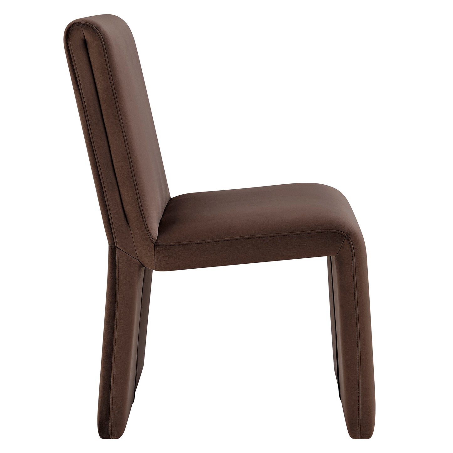 Emory Upholstered Performance Velvet Dining Side Chair by Furniture for America