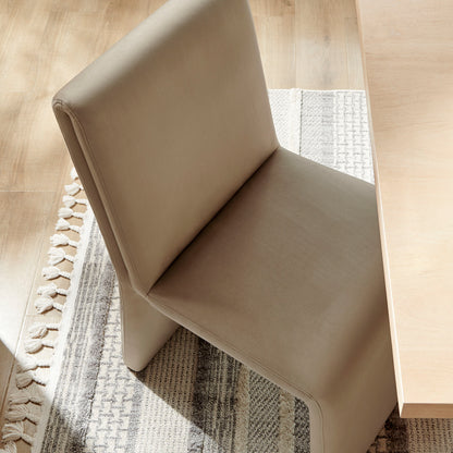 Emory Upholstered Performance Velvet Dining Side Chair by Furniture for America