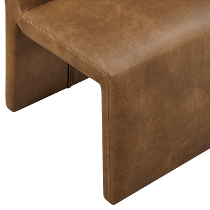 Emory Vegan Leather Dining Side Chair by Furniture for America
