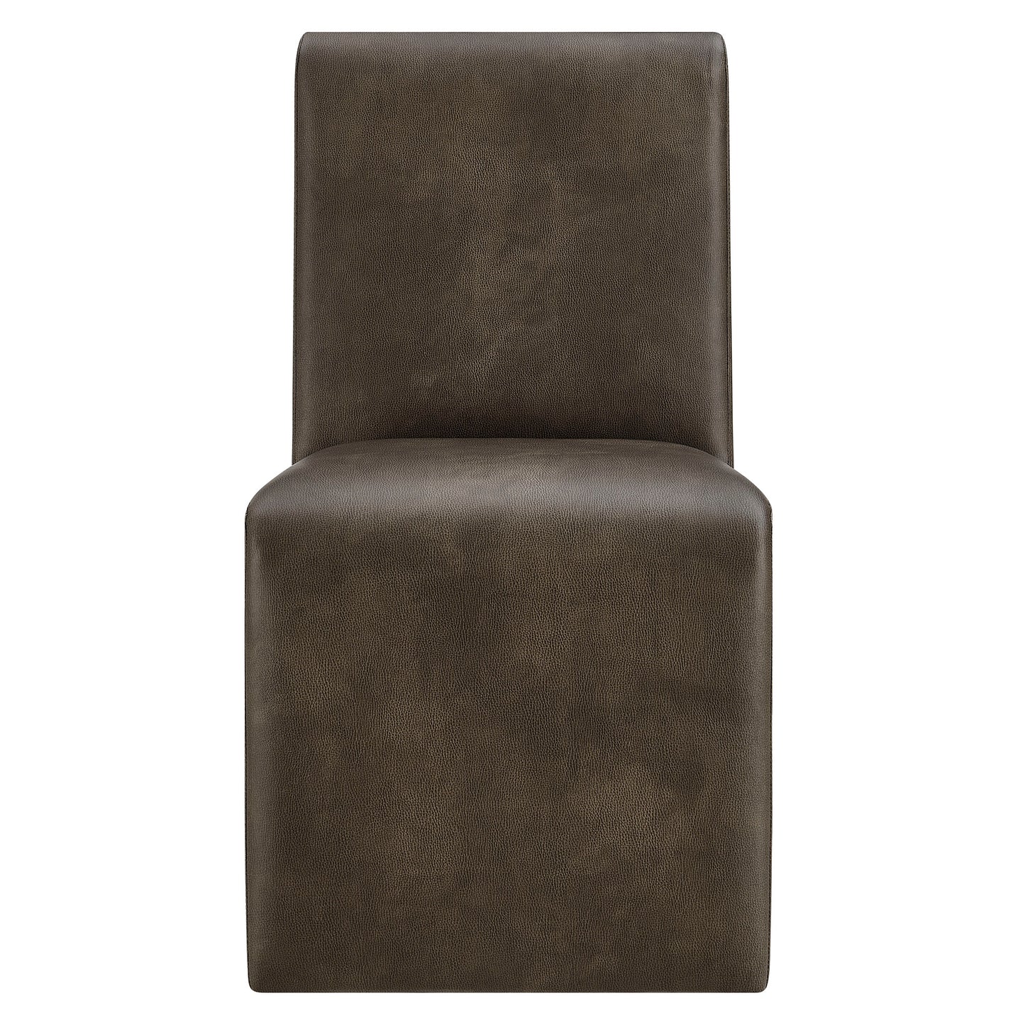Emory Vegan Leather Dining Side Chair by Furniture for America