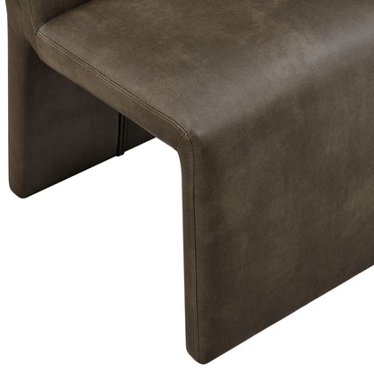 Emory Vegan Leather Dining Side Chair by Furniture for America