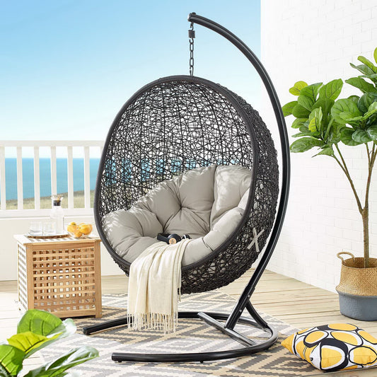 Encase Swing Outdoor Patio Lounge Chair by Furniture for America