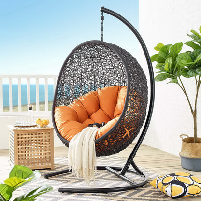 Encase Swing Outdoor Patio Lounge Chair by Furniture for America
