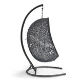 Luna Swing Outdoor Patio Lounge Chair in White