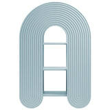 Honora 58" Arched Bookshelf in Light Blue