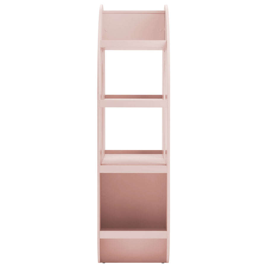 Honora 58" Arched Bookshelf in Soft Pink