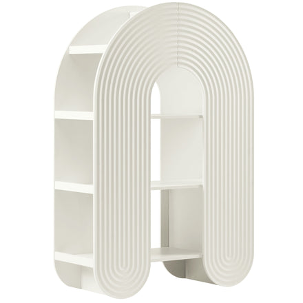 Daydream 58" Arched Bookshelf in White