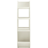 Honora 58" Arched Bookshelf in White